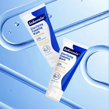 Acne Foaming Wash Deep Cleaning Unclogs Pores Prevents Breakouts for Face & Body Moisturizers Reduces Redness Skin Care