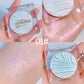 WODWOD Highlighting Powder Pearlescent Fine Mashed Soft Texture Non-flying Powder Brightening Long-lasting Highlighter Palette