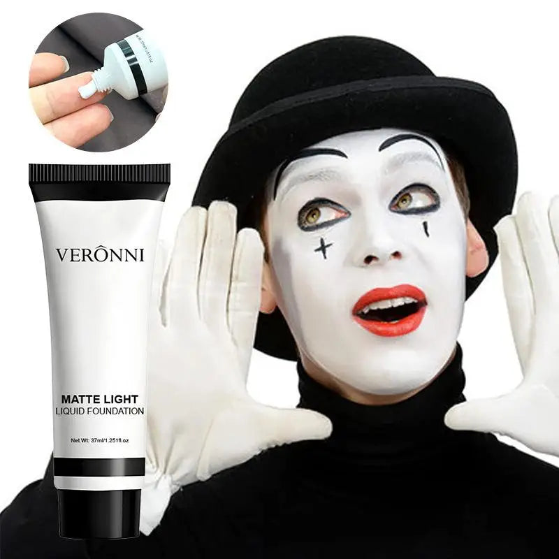 Foundation Blending Liquid Toner Matte Light White Liquid Foundation Blending Pure White Brightening Makeup For Cosplay Festival
