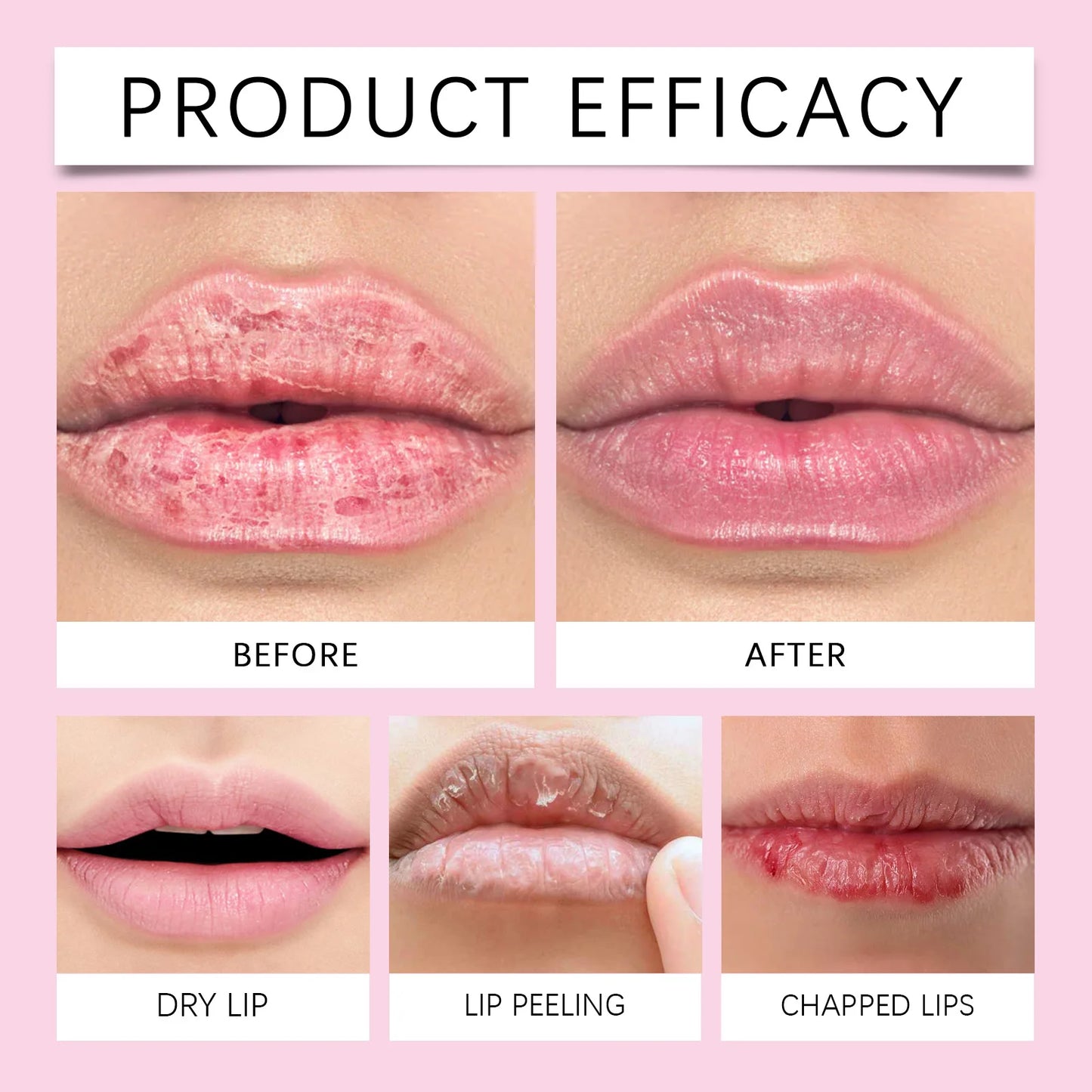 HOYGI Cherry Beeswax Lip Sleep Mask Deep Hydration Nourishing Repair Lips Balm Night Sleeping Maintenance Moisturizing Lip Care