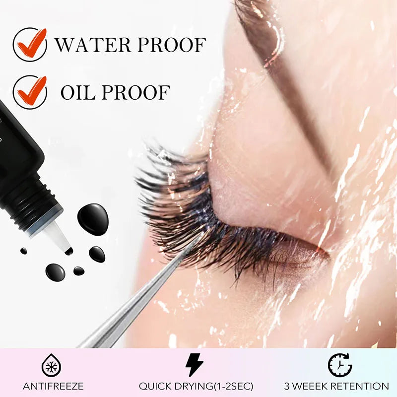 Sense Lashes Eyelash Glue 5ml 0.3-2 Sec Drying Time Retention 6-8 Weeks Low Smell Waterproof adhesivo extensiones de pestañas