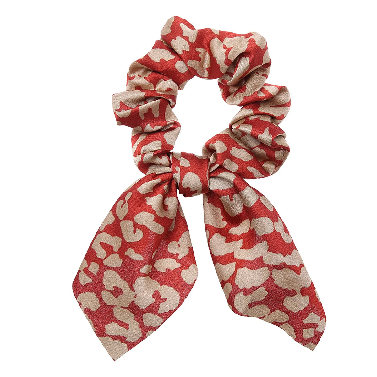 Fashion Floral Leopard Print Scrunchie Bowknot Hair Rope Women Girls Ponytail Holder Hair Ties Elastic Bands Hair Accessories