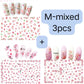 1piece 5D glass fragment nail sticker high quality stained glass window grille design glitter art decoration design nail sticker