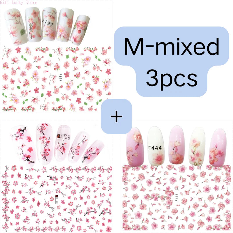 1piece 5D glass fragment nail sticker high quality stained glass window grille design glitter art decoration design nail sticker
