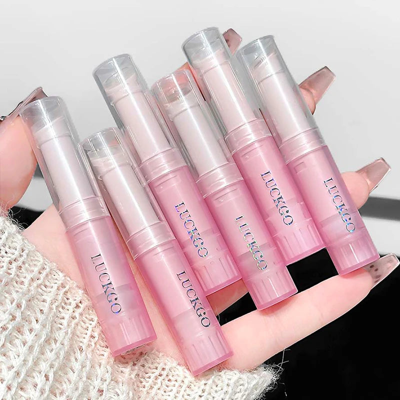 8 Colors Pearlescent Jelly Eyeshadow Stick Shimmer Brightening Highlighter Shadow Stick Waterproof Lasting Eyeshadow Makeup