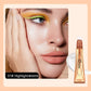 OCHEAL 6-color Face Liquid Blusher Cream Facial Cheek Eye Press Brush Head Highlighter Powder Blusher Contouring Makeup Cosmetic