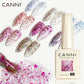 CANNI Gel Nail Polish Glitter Diamond Sparkle Color Collection Gorgeous Color HEMA FREE Soak Off UV LED Semi Permanent AurorGel