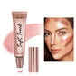 6 Colors Matte Blushers Natural Redness Highlighting Highlighter Brightening Fine Shimmer Liquid Blush Stick
