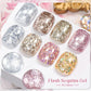 MEET ACROSS 8ml Pink Glitter Sequins Gel Nail Polish Shiny Sparkling Platinum Semi Permanant Soak Off Nail Art Varnish Manicure