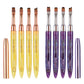1PC Gel Brush Oval & Flat UV Gel Nail Art Brush Professional Design Brushes Salon Home DIY Manicure