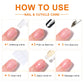 TWOING Honey Milk Cuticle Oil - 30ml Dropper Nail & Cuticle Moisturizer for Dry Skin And Thin Nails Nail Nutrition Oil