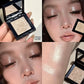 Monochrome Eyeshadow Palette Chrome Blue Pearl Glitter Highgloss Brightening Lasting Waterproof Metallic Luxury Eyeshadow Makeup
