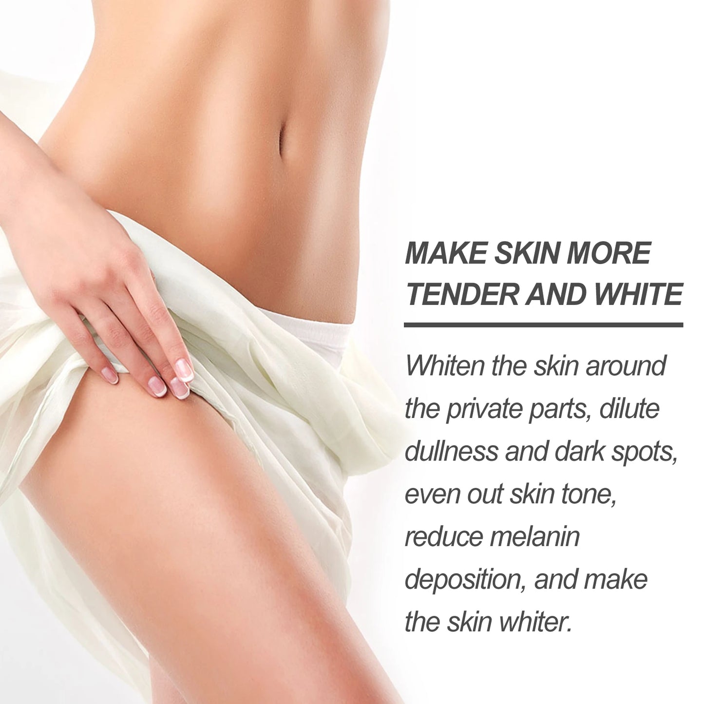 Retinol Whitening Cream for Dark Skin Knee Buttocks Underarm Butt Inner Brightening Private Part Remove Melanin Bleaching Cream