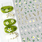 1pcs Sakura Flower 3D Nail Stickers White Cherry Blossom Nail Art Decals Spring Summer Adhesive Slider Decor Wedding Manicure