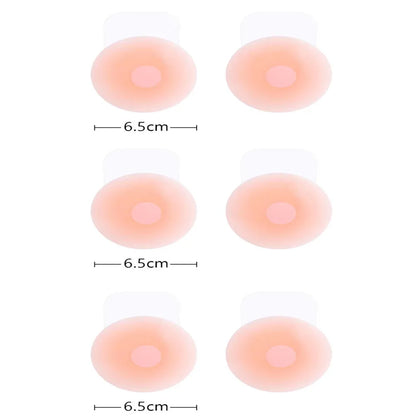 1-3Pairs Reusable Women Breast Petals Lift Silicone Nipple Cover Invisible Petal Self Adhesive Strapless Backless Stic