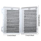 Lazy Trilogy Lash Book Mixed Length 7-13mm Lash Clusters D Curl Individual Cluster Lashes DIY Eyelash Extensions Large Capacity