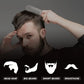 Stainless Steel Men's Beard Comb Portable Mini Oil Head Comb for Barber Mustache Care Shaping Tools Pocket Size Silver Hair Comb