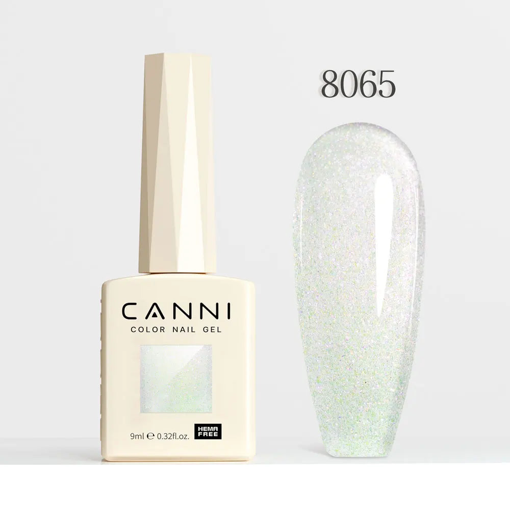 CANNI Gel Nail Polish Glitter Diamond Sparkle Color Collection Gorgeous Color HEMA FREE Soak Off UV LED Semi Permanent AurorGel