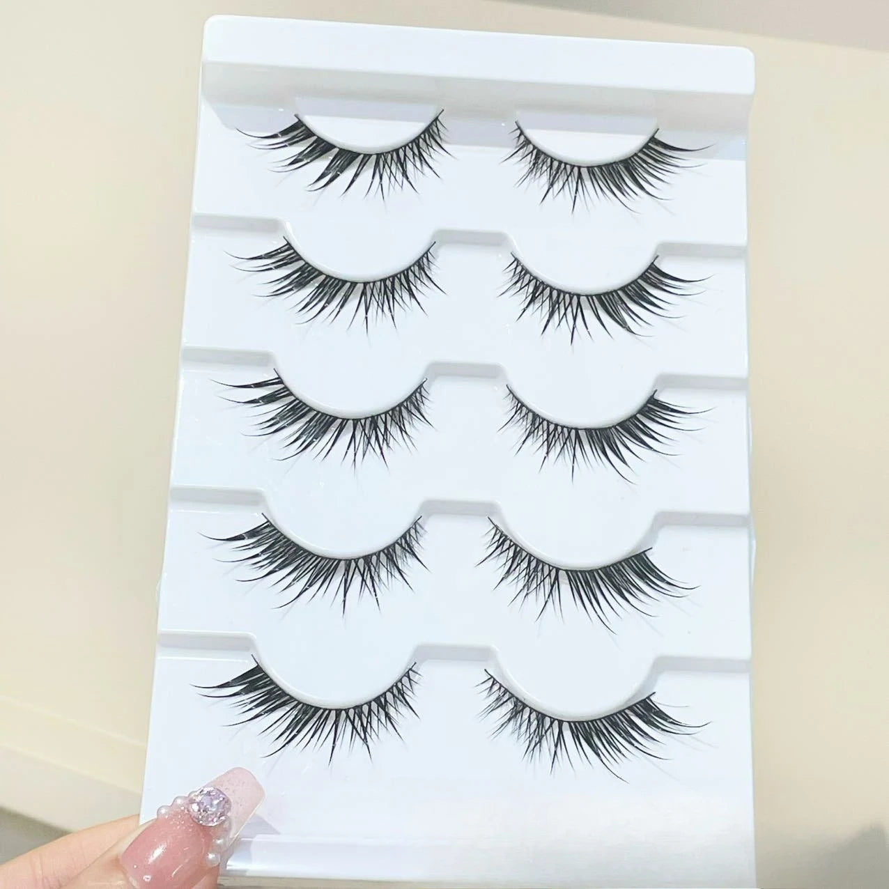Fox Lash Clusters False Eyelashes Winged Lashes Clusters Manga Lashes Diagonal Flare Eyelashes Faux Cil Eye Lashes