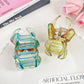 Bohemia Egg Flower Flower Hair Clips Fashion Flower Shape Headwear Shark Clip Plastic Colorful Flowers Claw Vacation