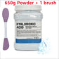 650g Chamomile Hyaluronic Acid Facial Moisturizing Mask Powder with Silicone Brush Increasing Skin Elasticity Rose Jelly Mask