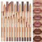 6pcs Velvet Matte Lip Liner Set - Long-Lasting Versatile Shades Longlasting Lip Makeup Berry, Brown, Pink Lip Pencil