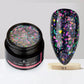 Aurora Glitter Gel Nail Polish 3D Non-Sticky Builder Gel Formula Long-Lasting Shine Soak Off UV/LED Cured Perfect for Manicures