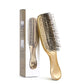 Electroplating Scalp Massage Comb Hair Detangling Brush Dry Wet Dual Use Wide Tooth Hairdressing Comb for Salon Home Travel