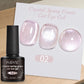 PUENTE 7.5ML Golden Gems Cat Magnetic Gel Nail Polish Pink Brown Blue Colors Golden Glitter Cat Eye Soak Off UV Nail Art Varnish