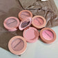 HerorangeHR402 Serbuk Serbuk Monokrom Kalis Air Panjang Tahan Lama Plat Peach Orange Kabus Lembut Lembut Matte Semulajadi Blush