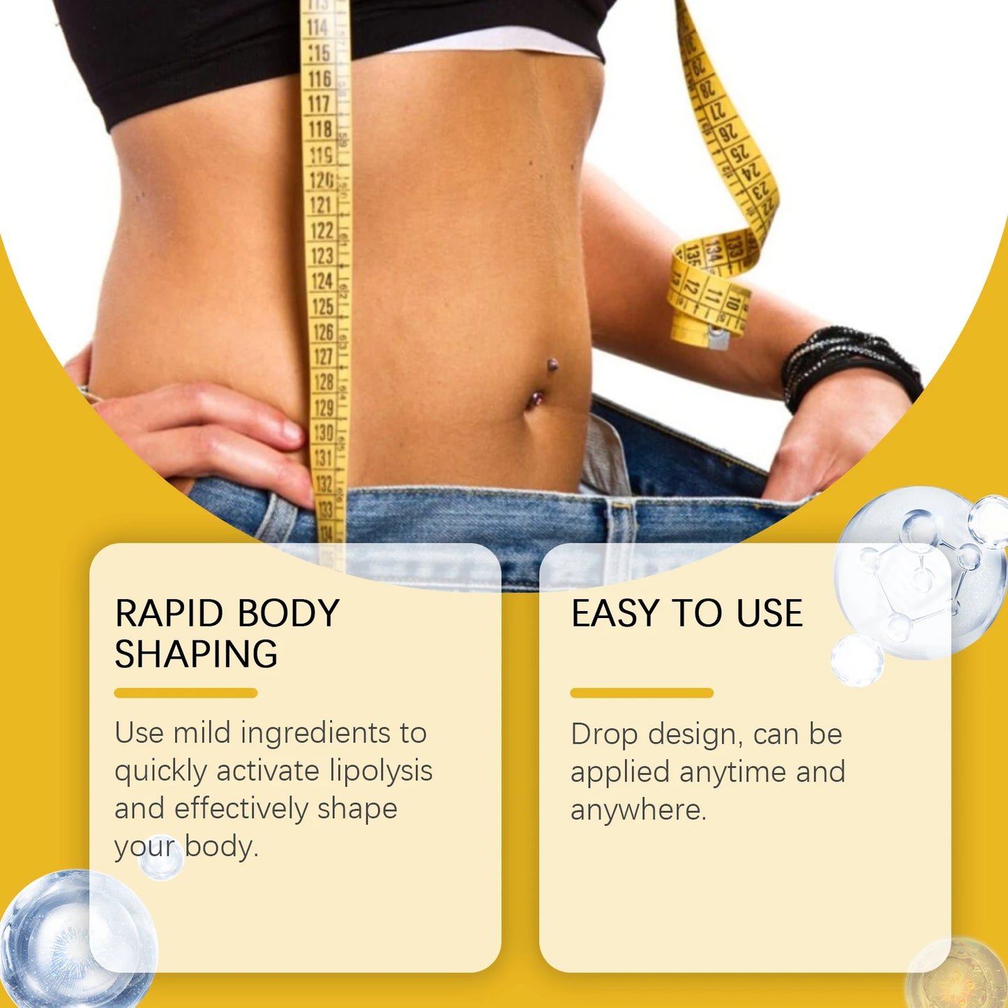 Bee Venom Shaping Oil Firming Lifting Body Skin Anti Cellulite Fat Burning Weight Loss Improve Sagging Thin Leg Massage Oil