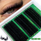 DIY Faux Mink Eyelashes 60D80D100D200D300D Fluffy Individual Lash Extensions, 5D Effect 0.07mm Curled Dramatic Lashes 10-16mmMix