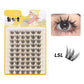 DINGSEN 10 rows Individual Eyelashes Wholesale 10-12mm Cluster Lashes Natural Anime False Kake Eyelashes Extension Makeup