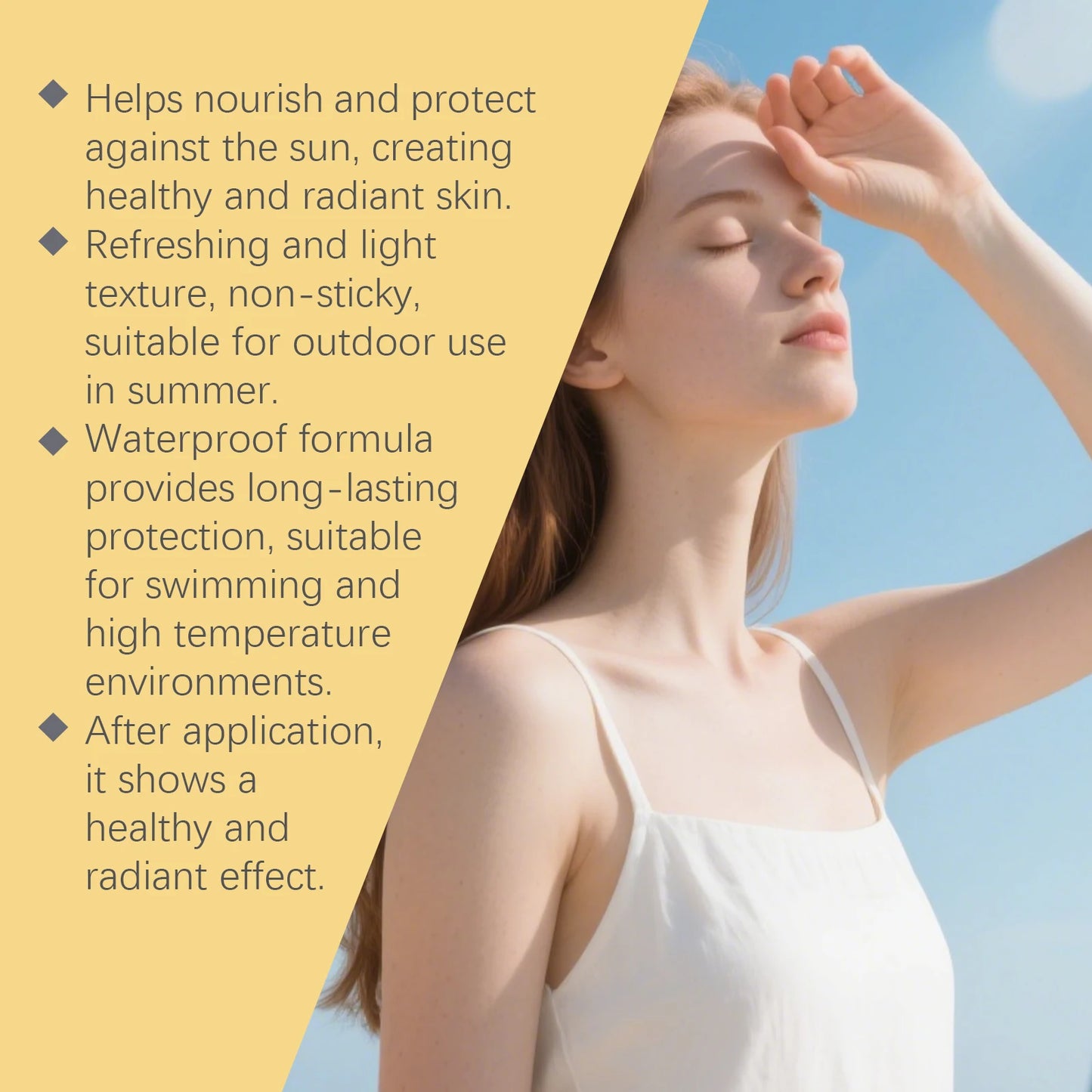Coconut Shining Sunscreen Oil Reduce Sunburn Long Lasting Protection Skin Inhibit Melanin Production Waterproof UV Resistant Oil