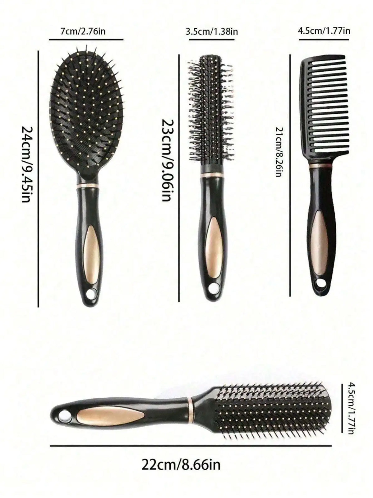 Professional Salon Straight Smooth Paddle Hair Brush Large Hairdressing All Hair Type Hairbrush Styling Comb for Women Men