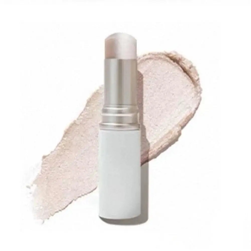 10g Highlighter Stick Sheer Shimmer Color Cream Blush Stick Long Lasting Sweat Proof Portable Twist Up For Face Cheeks Eyes