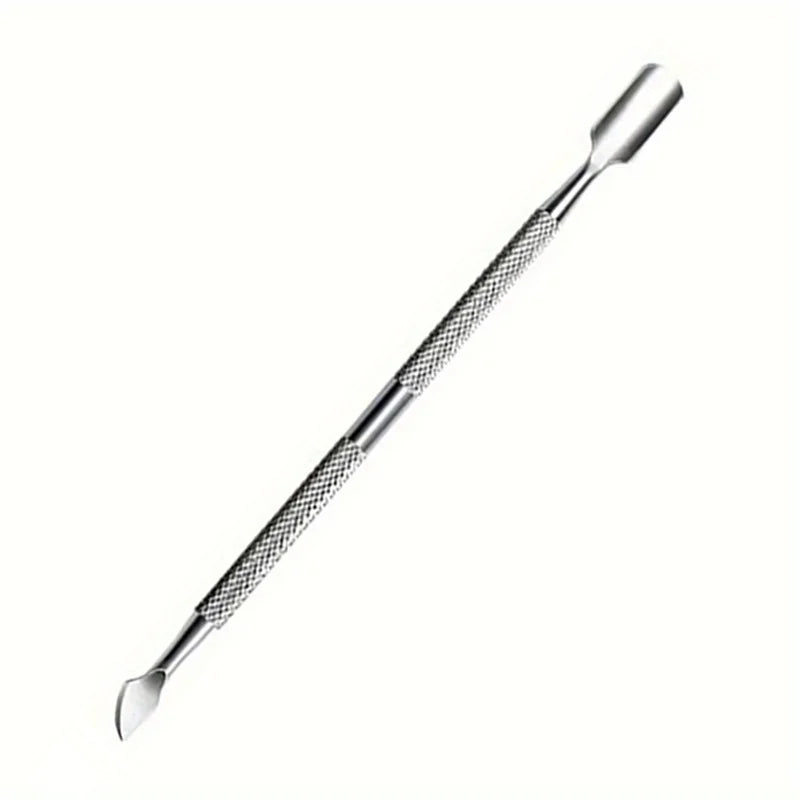 Multicolor Double-ended Stainless Steel Cuticle Pusher Dead Skin Push Remover For Pedicure Manicure Nail Art Cleaner Care Tools