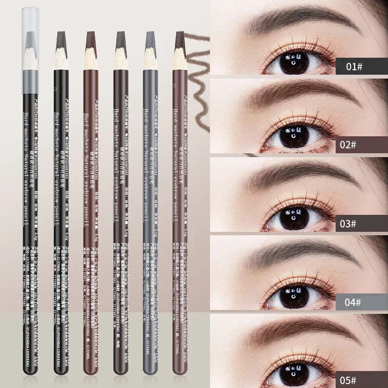 Eyebrow Pencil Waterproof Eyebrow Enhancers Long Lasting Brow Cosmetics Professional Makeup Brow Microblading Eyebrow Pencils