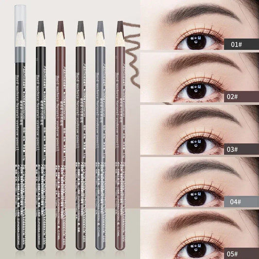 Eyebrow Pencil Waterproof Eyebrow Enhancers Long Lasting Brow Cosmetics Professional Makeup Brow Microblading Eyebrow Pencils
