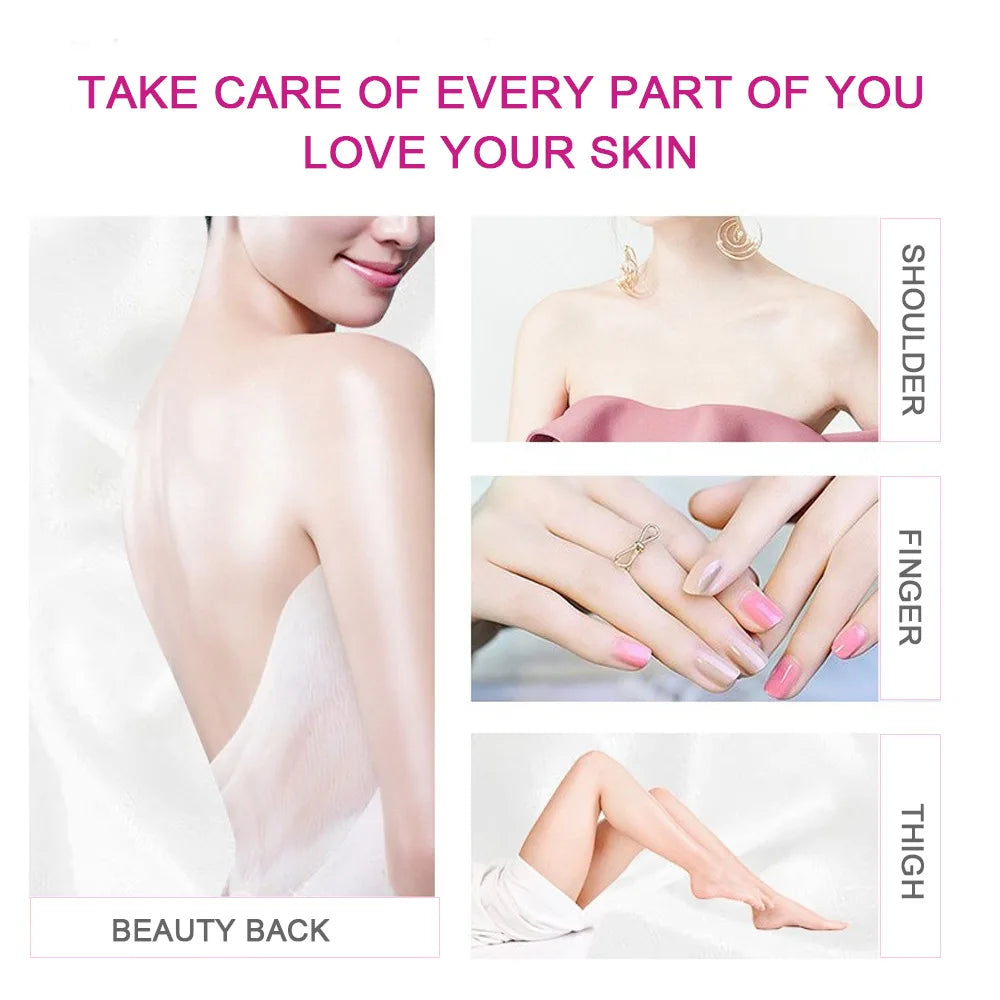 Collagen Milk Body Face Whitening Cream Dark Skin Bleaching Skin Care Body Leg Arm Lightening Smooth Moisturizing Body Lotion