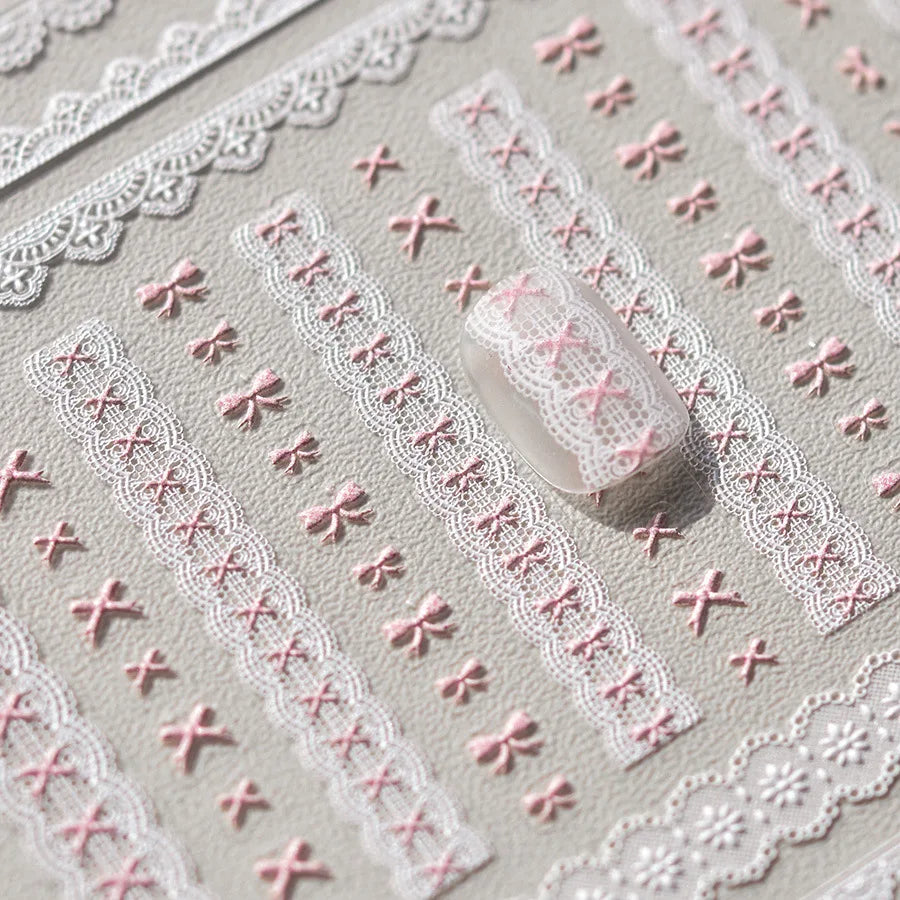 Golden Thread Butterfly Jelly Series Nail Art Stickers High Quality New Bronzing DIY Manicure Decal Decoration