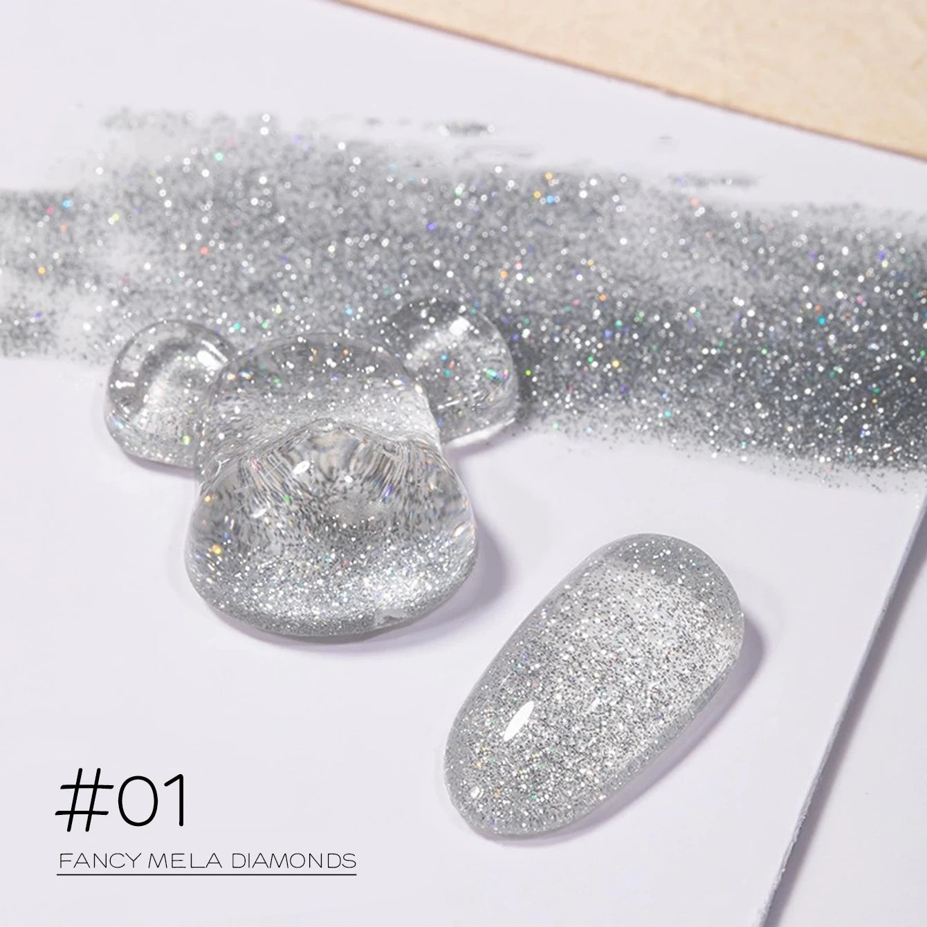 MIANEL 12ML Fall Winter Holographic Diamond Gel Nail Polish Ultra Glittery High-Density Sparkle Finish New Launch 2025