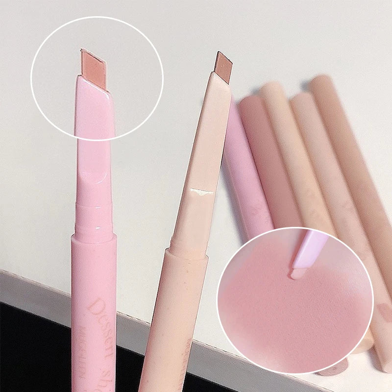 MUGE LEEN Dessert Lip Liner automatically swivel waterproof, long-laswet n wild Perfect Pout Gel Lip Liner | Comes Naturally