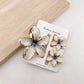 3/6 Pcs Alloy Flower Hair Claw Clips for Women Beach Holiday Hair Claw Stylish Shopping Headwear Female Hair Accessory