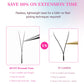 2D Y Single Tip Eyelash Extension 3D 4D W Natural Soft Wispy Eyelashes Individual False Lashes Mesh Net Cross Lash Makeup Cilio