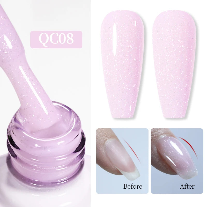 BORN PRETTY 10ml Jelly Nude Gel Nail Polish 50 Colors Semi Transparent Nail Art Nail Supplies Soak off UV LED Nails Gel Varnish