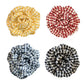 2025 New Grid Hair Claw Women's Gripper Korean Version Flower Hairpin Yellow Rose Exquisite Grab Clip Hair Accessory For Girls