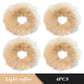 1PC Fluffy Warm Autumn Winter Elastic Hair Band Scrunchies Large Intestine Hair Ring For Women Girls Plush Hair Rope Hairwear