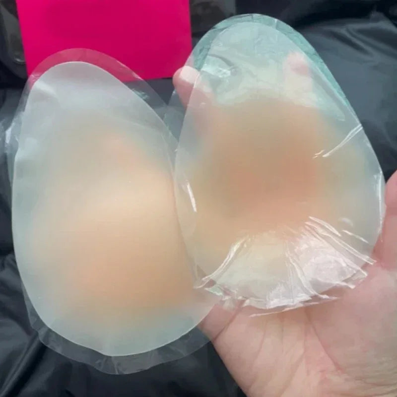 Invisible Water-drop Lifting Nipple Cover Breast Patches Sweatproof Self Adhesive Chest Patch Summer Thin Bras Women Underwear