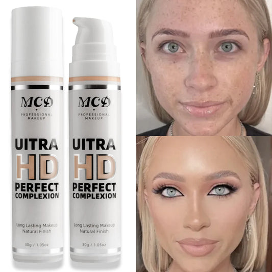 9 Shade Full Coverage Concealer Liquid Foundation  makeup high coverage  Base makeup  cushion Foundation cream  Natural Matte